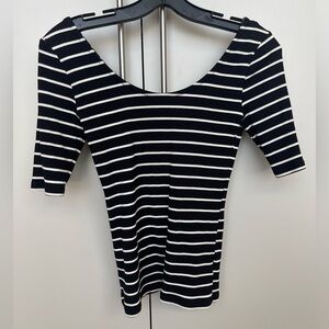 Forever 21 striped 3/4 sleeve